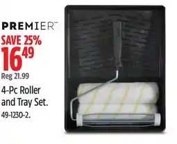 Canadian Tire Premier 4-Pc Roller and Tray Set offer
