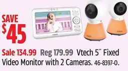 Canadian Tire Vtech 5˝ Fixed Video Monitor with 2 Cameras offer