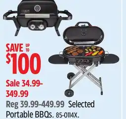 Canadian Tire Vermont Selected Portable BBQs offer