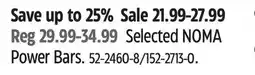 Canadian Tire Selected NOMA Power Bars offer