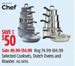 Canadian Tire MASTER Chef Selected Cooksets, Dutch Ovens and Roaster offer