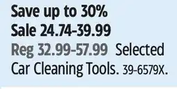 Canadian Tire SIMONIZ Selected Car Cleaning Tools offer