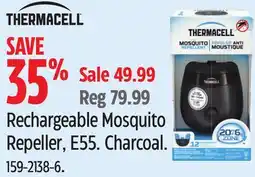 Canadian Tire Thermacell Rechargeable Mosquito Repeller, E55. Charcoal offer