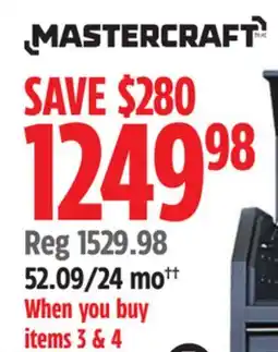 Canadian Tire MASTERCRAFT CHEST offer