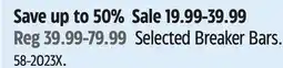 Canadian Tire MAXIMUM Selected Breaker Bars offer