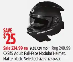Canadian Tire CX935 Adult Full-Face Modular Helmet offer