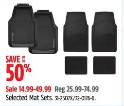 Canadian Tire MotoMaster Selected Mat Sets offer
