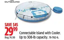 Canadian Tire Outbound Connectable Island with Cooler. Up to 308-lb capacity offer