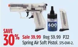 Canadian Tire Walther Spring Air Soft Pistol offer