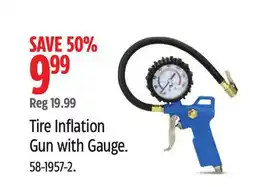 Canadian Tire Mastercraft Tire Inflation Gun with Gauge offer