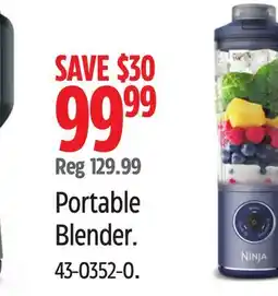 Canadian Tire Ninja Portable Blender offer