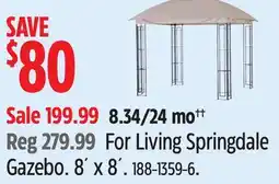 Canadian Tire For Living Springdale Gazebo offer