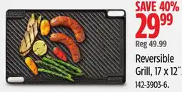 Canadian Tire Reversible Grill, 17 x 12˝ offer