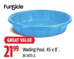Canadian Tire Funsicle Wading Pool 45 x 8˝ offer