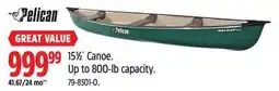 Canadian Tire Pelican 151⁄2´ Canoe offer