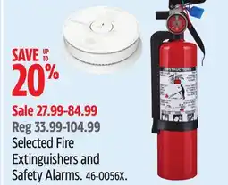 Canadian Tire Selected Fire Extinguishers and Safety Alarms offer