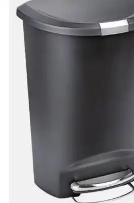 Canadian Tire Simplehuman 50L Step-On Garbage Can offer