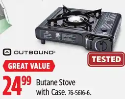 Canadian Tire Outbound Butane Stove with Case offer