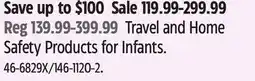 Canadian Tire Safety 1st Travel and Home Safety Products for Infants offer