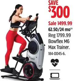 Canadian Tire Bowflex M6 Max Trainer offer
