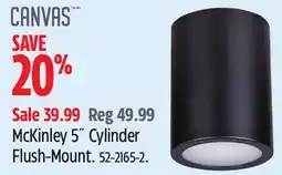 Canadian Tire McKinley 5˝ Cylinder Flush-Mount offer