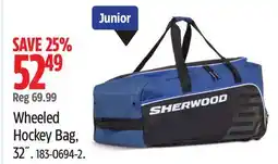 Canadian Tire Sherwood Wheeled Hockey Bag offer
