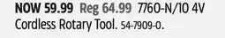Canadian Tire Dremel 7760-N/10 4V Cordless Rotary Tool offer