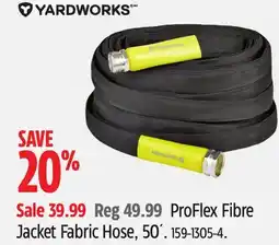 Canadian Tire Yardworks ProFlex Fibre Jacket Fabric Hose, 50´ offer
