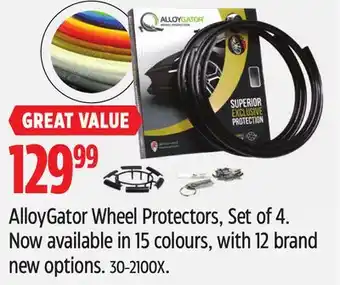Canadian Tire AlloyGator Wheel Protectors, Set of 4 offer
