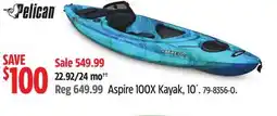 Canadian Tire Pelican Aspire 100X Kayak offer