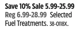 Canadian Tire Lucas Selected Fuel Treatments offer