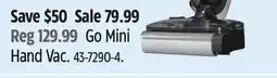 Canadian Tire Go Mini Hand Vac offer