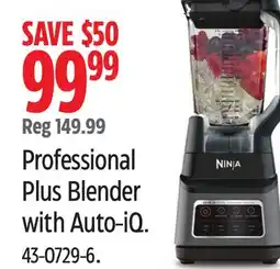 Canadian Tire Ninja Professional Plus Blender with Auto-iQ offer