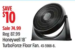 Canadian Tire Honeywell 18˝ TurboForce Floor Fan offer