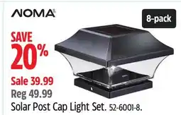 Canadian Tire NOMA Solar Post Cap Light Set offer