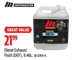 Canadian Tire MotoMaster Diesel Exhaust Fluid offer