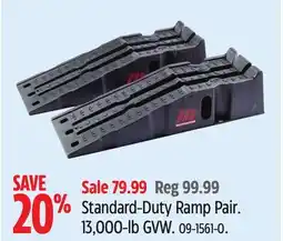 Canadian Tire MotoMaster Standard-Duty Ramp Pair offer