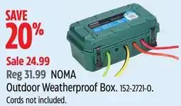 Canadian Tire NOMA Outdoor Weatherproof Box offer