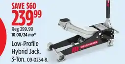 Canadian Tire Motomaster Low-Profile Hybrid Jack offer