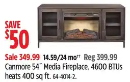 Canadian Tire Canvas Canmore 54˝ Media Fireplace offer