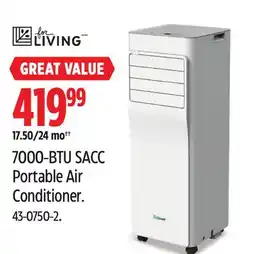 Canadian Tire For Living 7000-BTU SACC Portable Air Conditioner offer