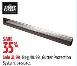 Canadian Tire Smart-screen Gutter Protection System offer