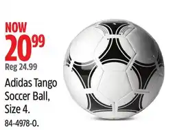 Canadian Tire Adidas Tango Soccer Ball offer
