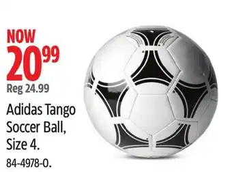 Canadian Tire Adidas Tango Soccer Ball offer