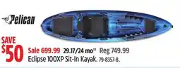 Canadian Tire Pelican Eclipse 100XP Sit-In Kayak offer