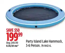 Canadian Tire Party Island Lake Hammock, 3-6 Person offer