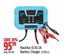 Canadian Tire Motomaster Nautilus 15/8/2A Battery Charger offer