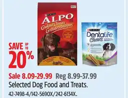 Canadian Tire PURINA Selected Dog Food and Treats offer