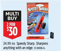 Canadian Tire Speedy Sharp. Sharpens anything with an edge offer