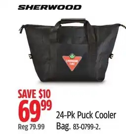 Canadian Tire Sherwood 24-Pk Puck Cooler Bag offer